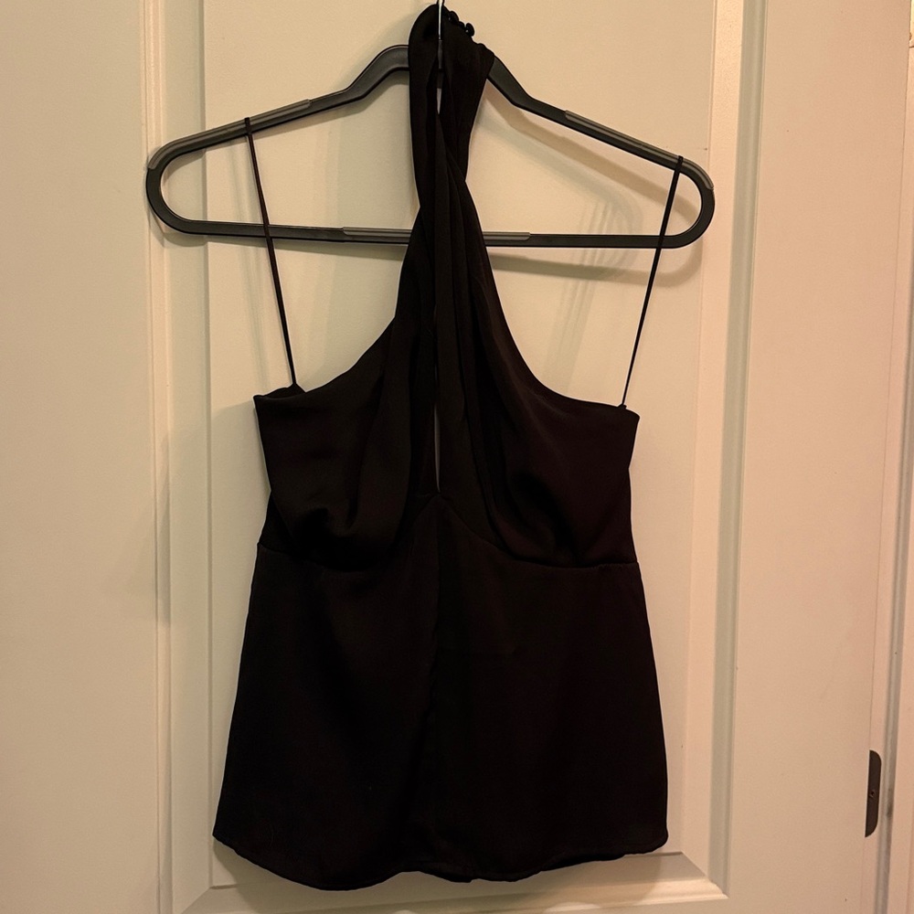 Banana Republic Chic Black Halter Top